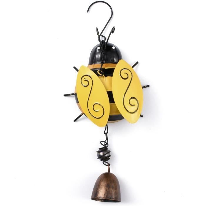 Grand Carillon à Vent En Métal 61 Cm - Son Profond Accordé Pentatonique - Décoration Jardin, Terrasse, Cadeau Commémoratif