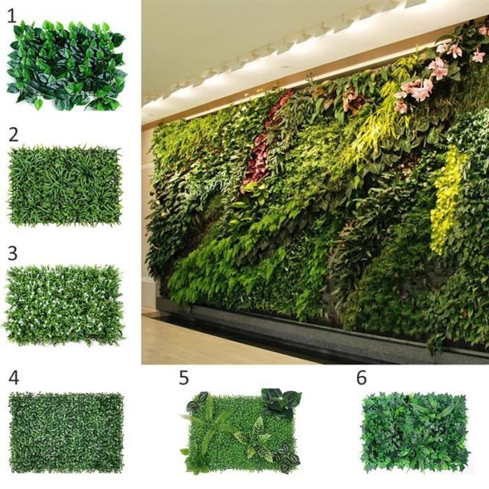 PRI Plante haie artificielle décorative Fausse plante artificielle créative  pour décoration murale jardin maison - Cdiscount Maison
