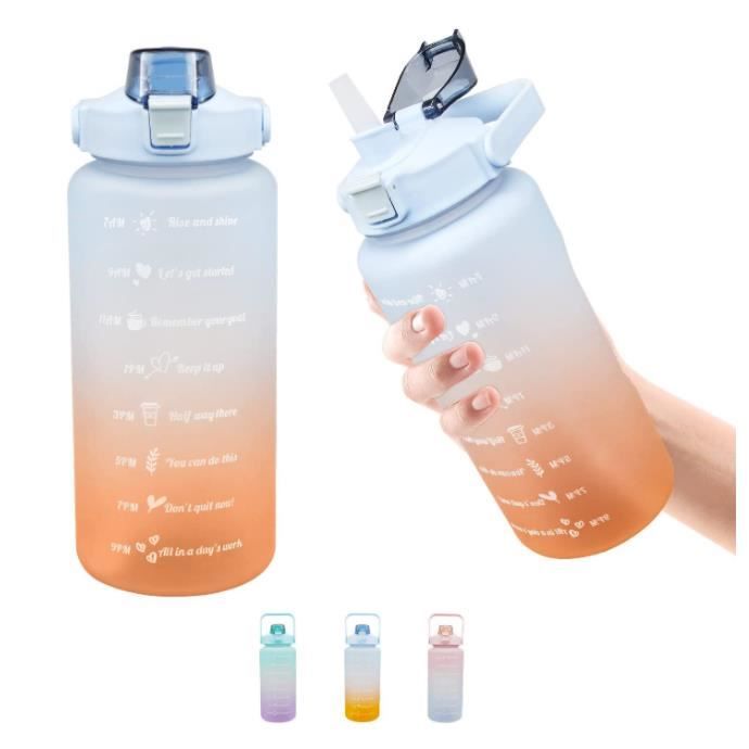 Bouteille D'eau Plate 750 Ml – En AS Sans BPA, Design Ultra-fin, étanche, Pour Sac Et Voyage