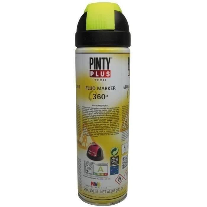 Peinture bombe chantier jaune T146 - 500 mL