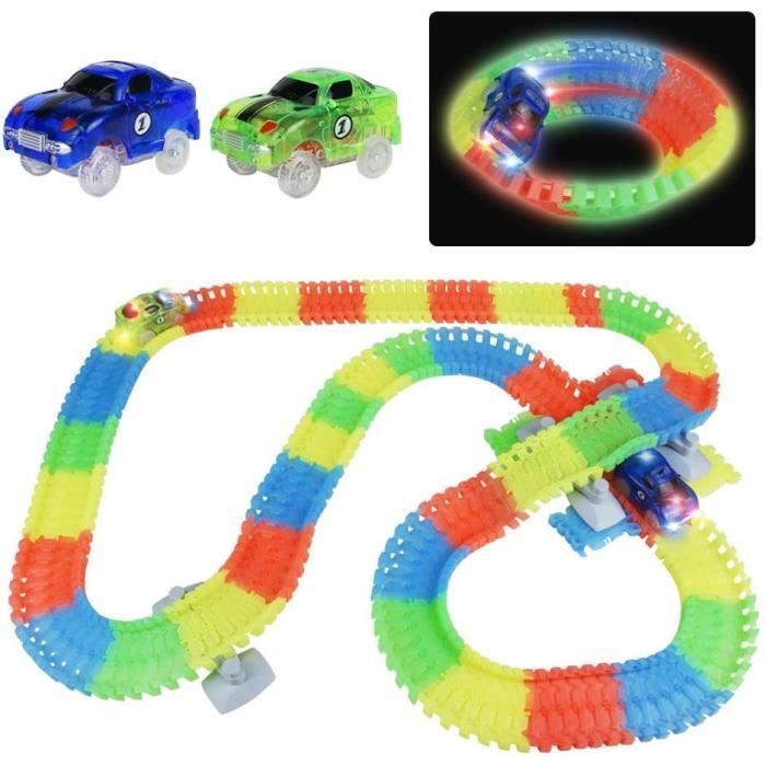 Circuit De Voiture Dinosaure Avec Escalier Et Sauts – Musique Et LED, Jouet électronique Super Fun Pour Enfants Dès 3 Ans !