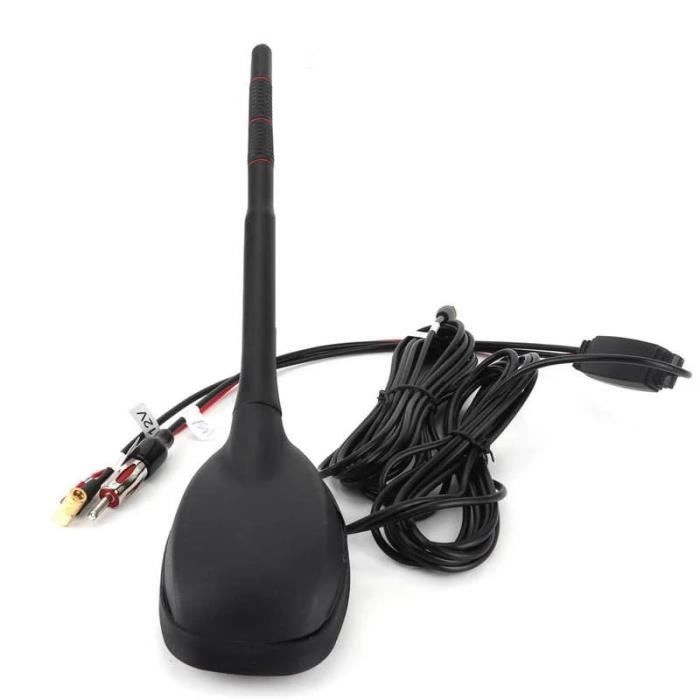 Le noir - Antenne Dab + Gps + Fm Pour Voiture, Accessoire Universel Pour Véhicule, Amplificateur Actif, Monta