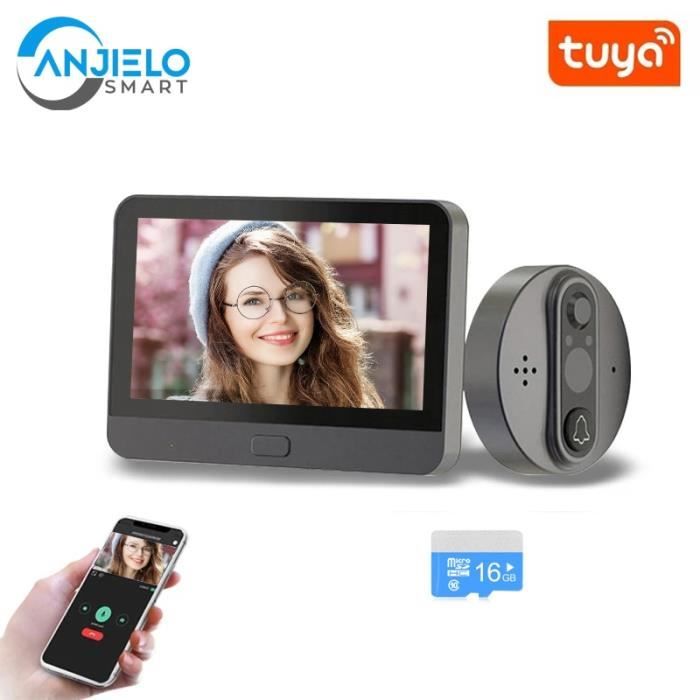 Sonnette Vidéo Wifi AIWIT Avec Caméra - Surveillance Accueil - Neuf