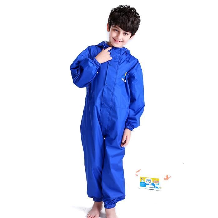 Combinaison de pluie fendue Costume veste fendue et pantalon, ensemble imperméable puericulture