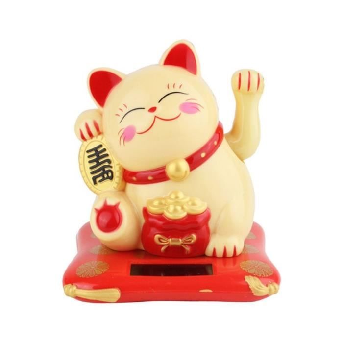 Chat Porte-Bonheur Japonais Maneki Neko - Symbole de Chance et