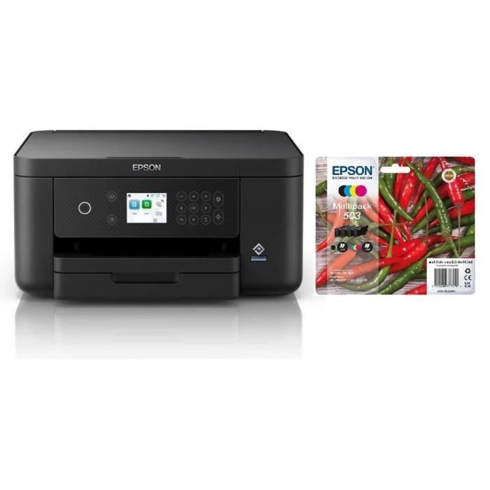 EPSON Imprimante XP-5200+ Pack de 4 cartouches dencre couleurs EPSON Série Piments EPSON Imprimante XP-5200+ Pack de 4 cartouches dencre couleurs EPSON Série Piments