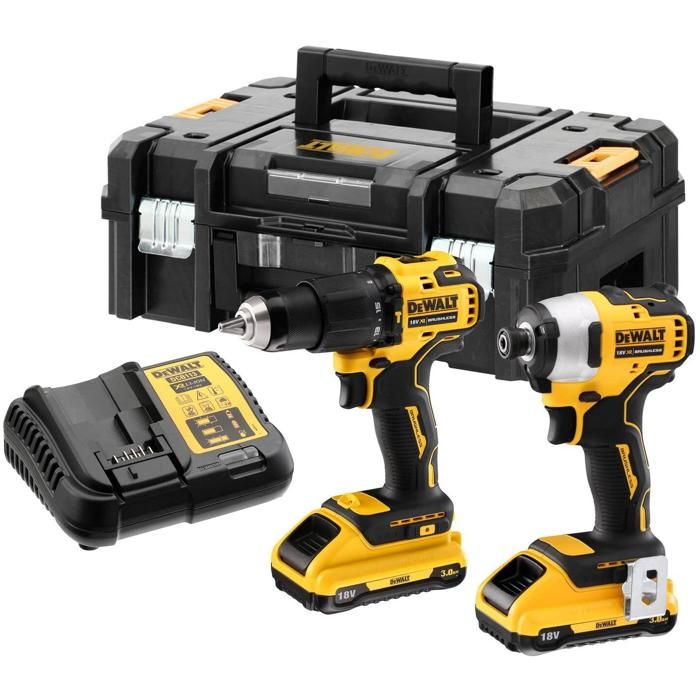 Kit d'outils DEWALT DCK2062L2T Ultra compact Moteur brushless 15 réglages de couple - vue 2