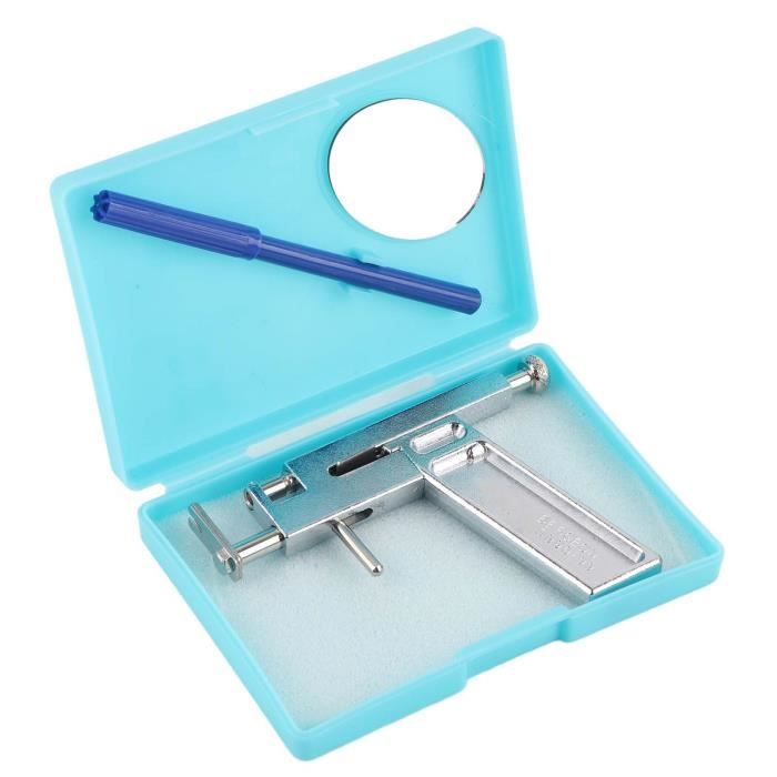 Kit Percing Oreille/Nez - 8 Pistolets Jetables Stériles + Clous - Sans Douleur