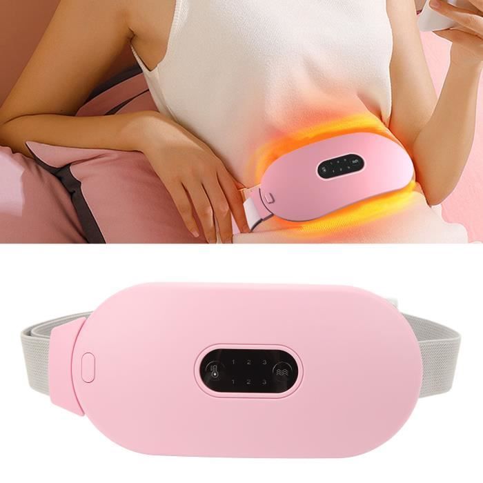 Ceinture Chauffante Avec Massage Vibrant - Coussin Lombaire Portable Sans Fil Pour Soulager Le Dos
