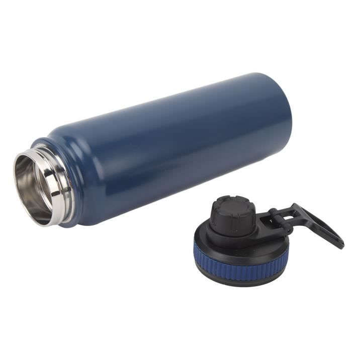 Gourde Isotherme 1L En Acier Inoxydable - Garde Le Froid 24h Et Le Chaud 12h, Paille Incluse, Sans BPA (Violet)