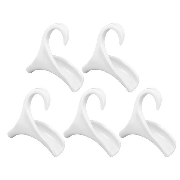 Lot De 10 Cintres Pour Sacs à Main - Crochets Plastique Légers, Pour Placard, Dressing, Organisation Pratique - 5