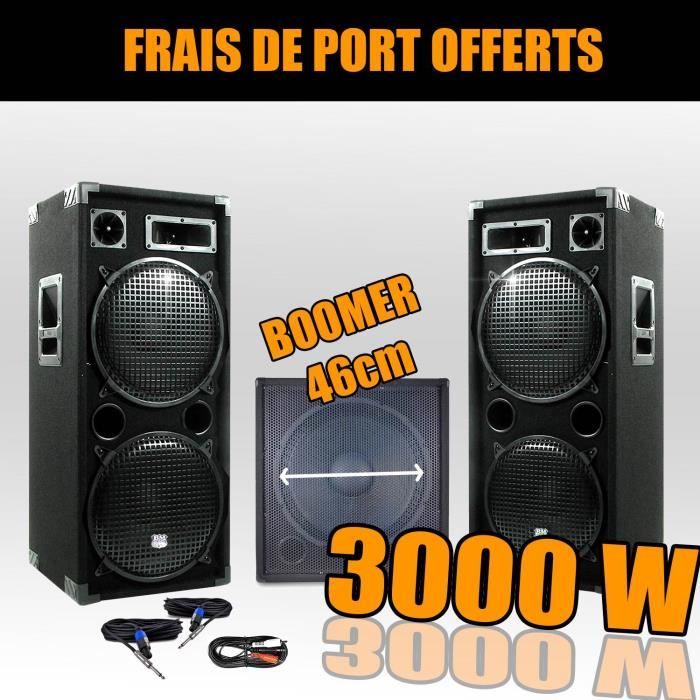 ENCEINTE SONO DJ 1500W A FOU ! - Cdiscount TV Son Photo