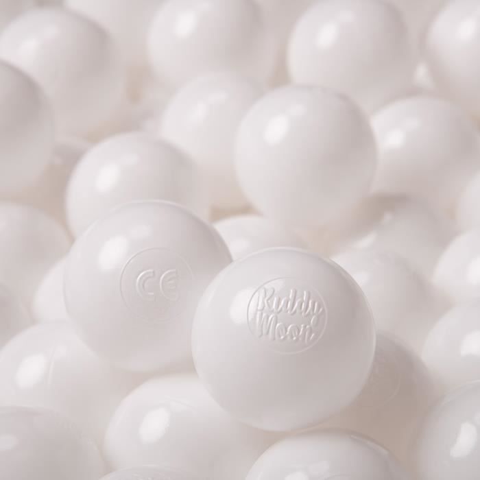 50 Balles De Piscine KiddyMoon – ∅7 Cm, Multicolores, PE, Certifiées CE, Légères Et Anti-écrasement