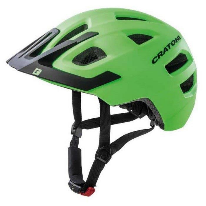 Casque Enfant CRATONI Maxster Pro - Lime-Noir Mat - Vélo loisir - Mixte - Polycarbonate, EPS