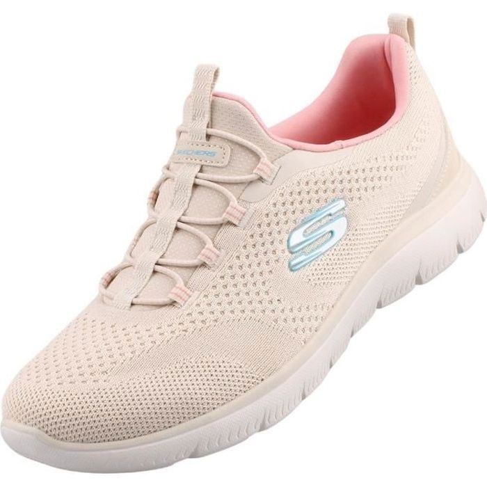 Skechers Baskets - SKECHERS - Summits New Nature - Femme - Beige - Confortable et sportif