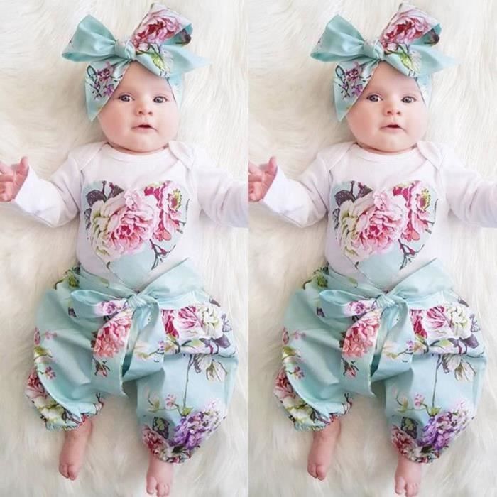 Robe Bébé Vetements BÃ©bÃ© Fille Mois Beebs Ensemble BÃ©bÃ© Mois