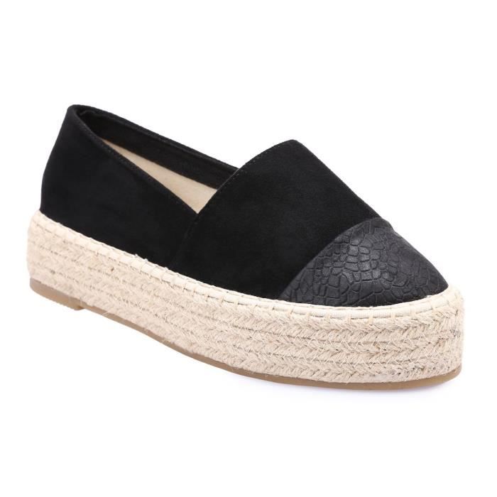 plateforme espadrille