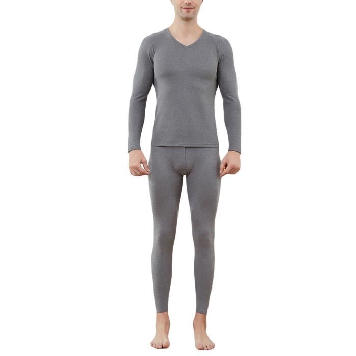 Haut Thermique Homme Maillot De Corps - Col Montant Manches Longues - Hiver Sous-pull - Grande Taille - Neuf Sans étiquettes