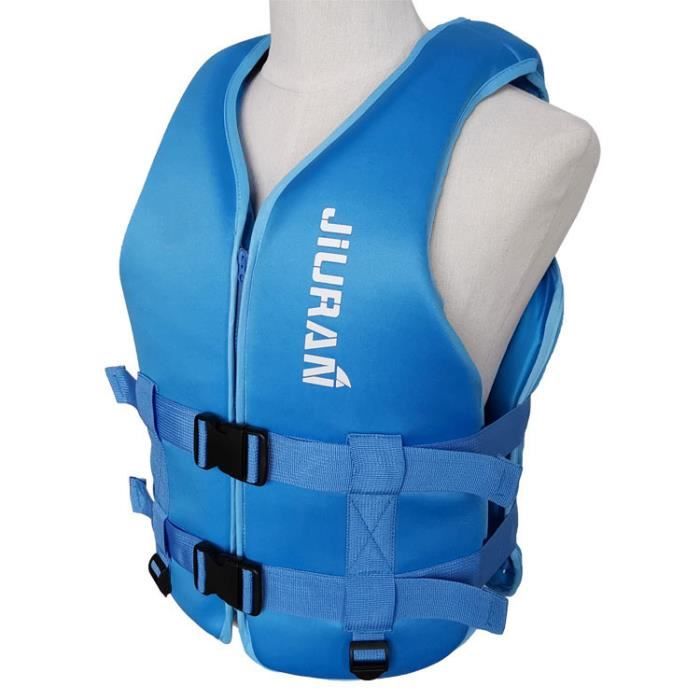 Gilet de sauvetage flottabilité respirant en néoprène adulte dété -NOIR