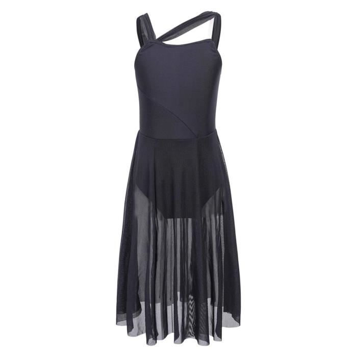 Robe De Danse Classique Sans Manches Pour Fille - Justaucorps Ballet, Gymnastique, Patinage - Taille 3 à 16 Ans