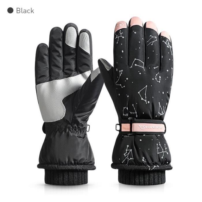 Gants - moufles de ski,Gants de Ski imperméables pour hommes et femmes Gants - moufles de ski,Gants de Ski imperméables pour hommes et femmes