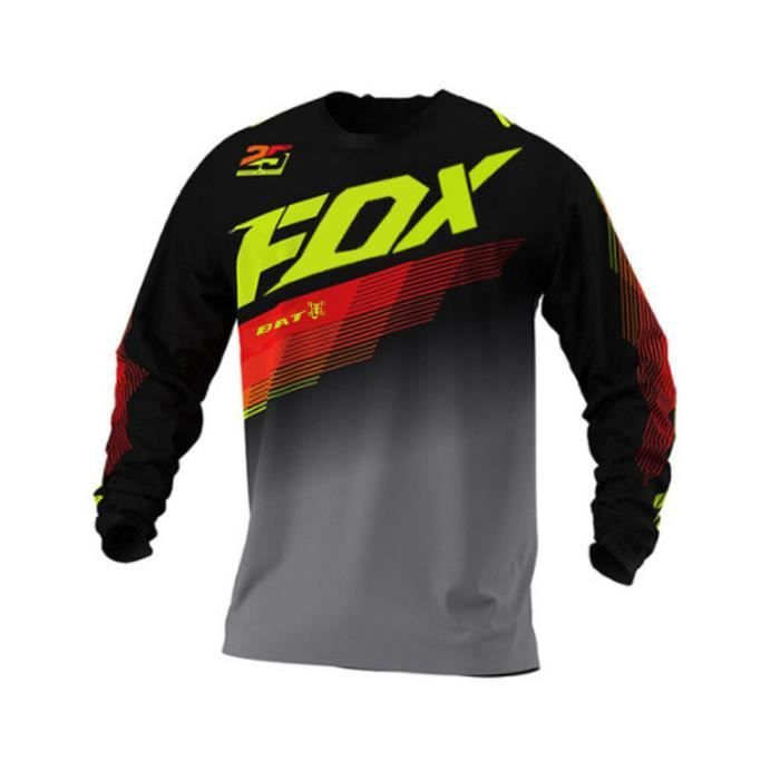 Maillot Velo Cyclisme Homme Manches Longues VTT Vélo Tout Terrain