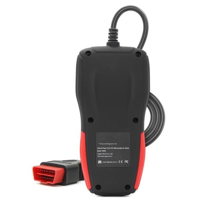 Konnwei KW808 OBD 2 Scanner De Voiture - Outil De Diagnostic Automobile Obd2 Lecteur De Code De Defaut Moteur Obd Ii Outils Obdii Pour Voiture Lecture De Code De Defaut Diagnostiquer Et Reinitialiser