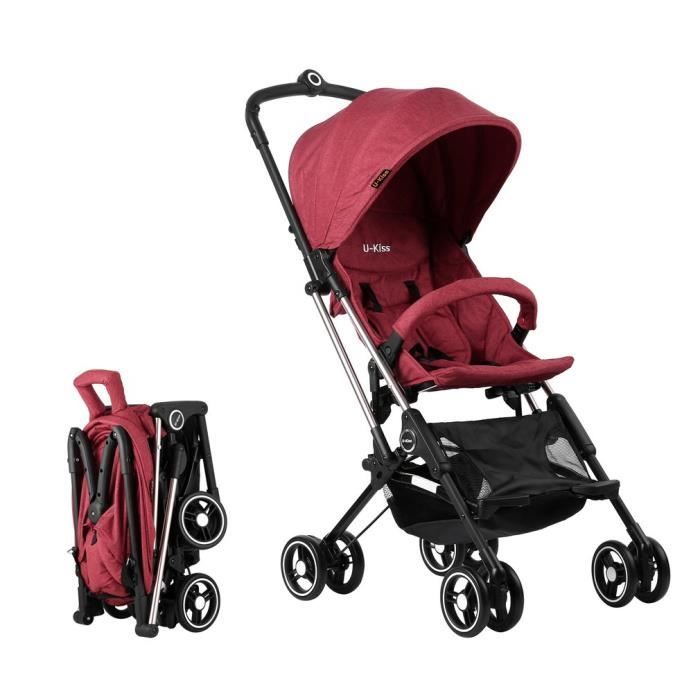 Poussettes Cannes Légèr Poussette Compacte Poussette Pliable De Voyage Pour  Bébé 0-4 Ans - Cdiscount Jeux - Jouets