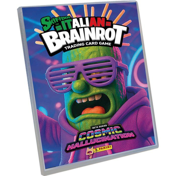 Carte à collectionner Panini Skifidol Italian Brainrot TCG Vol 2 Beta Starter 1 classeur + 1 pochette