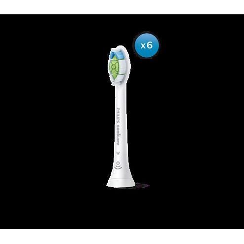 PHILIPS SONICARE W Optimal White HX6066/10 Têtes de brosse à dents standard - X6 - Blanc