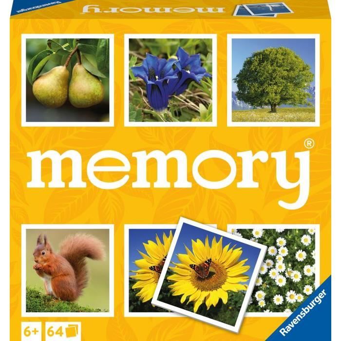 Jeu de société - Ravensburger - Nature memory® - À partir de 3 ans - Mixte - 2 joueurs ou plus