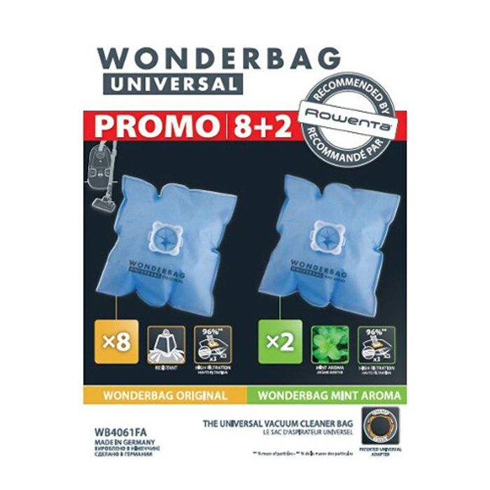 Sac aspirateur Rowenta SAC WONDERBAG UNIVERSAL X10 - ROWENTA - Cdiscount  Electroménager