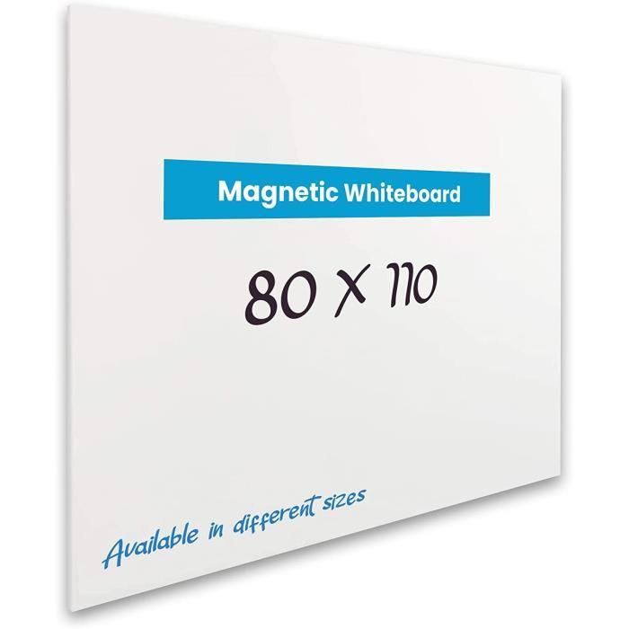 Tableau Blanc Sur Roulettes Vivol 90x120 Cm - Double Face Magnétique, Mobile Et Pratique