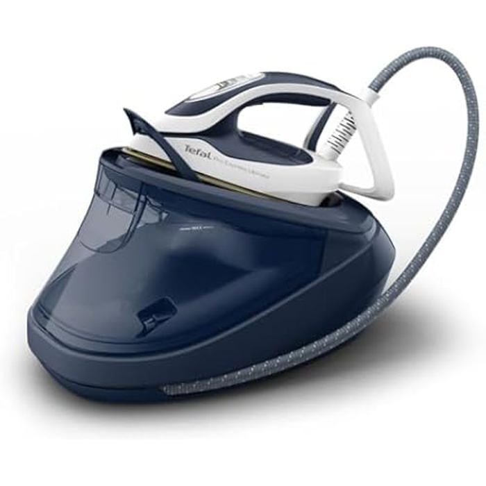 Tefal GV9720 Pro Express Ultimate Centrale Vapeur Pression puissante de 8 bars Sortie de vapeur constante : 170 gmin Effet