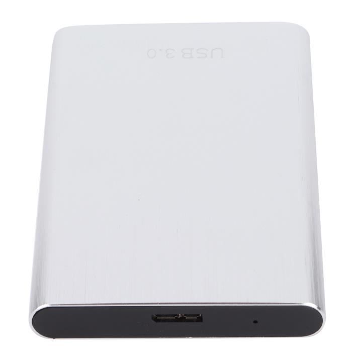 Boîtier Externe NVMe Transparent – USB 3.0 – Dissipation Chaleur – Compatible Jusqu’à 6 To – Dimensions 106,5x30x9 Mm