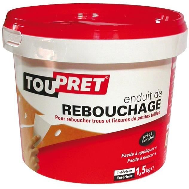 TOUPRET - Toupret Enduit de rebouchage Extra'Rebouch en pâte 4 kg