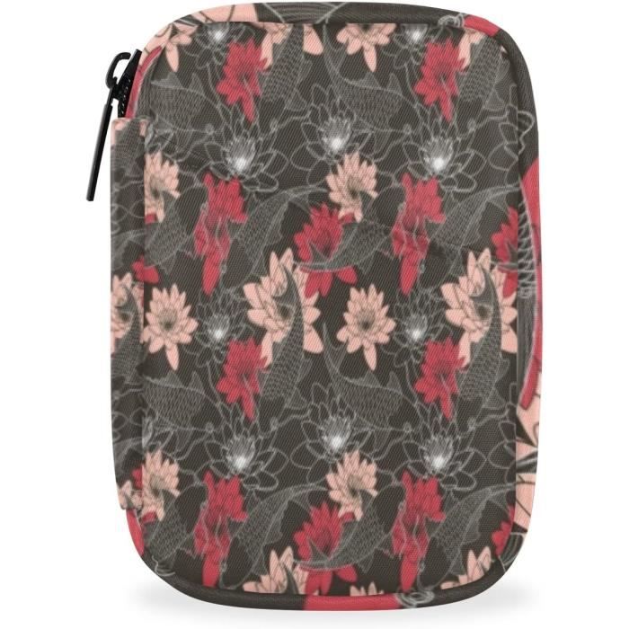 KOBLEN Petite Boîte à Bijoux De Voyage Grise Pour Femme