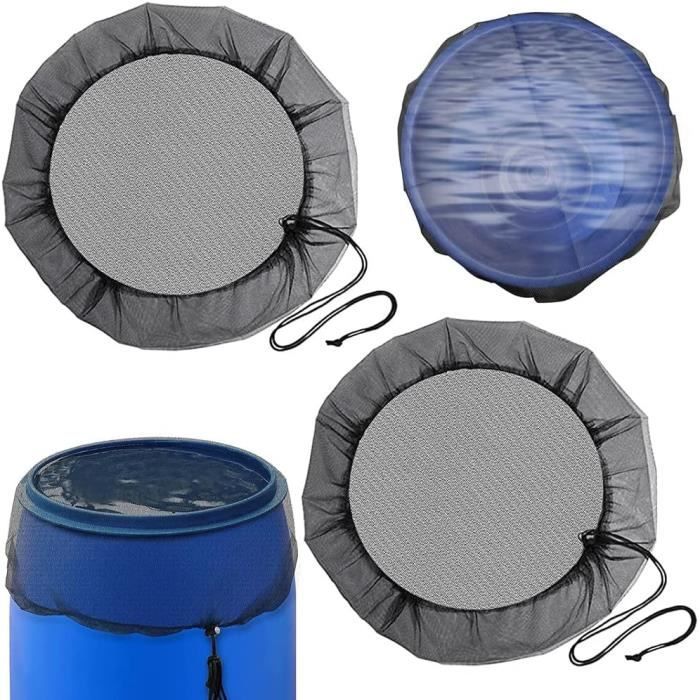 Filet De Protection Pour Citerne D'eau De Pluie Diamètre 100 Cm - Anti-feuilles Et Moustiques, Polyester - 4
