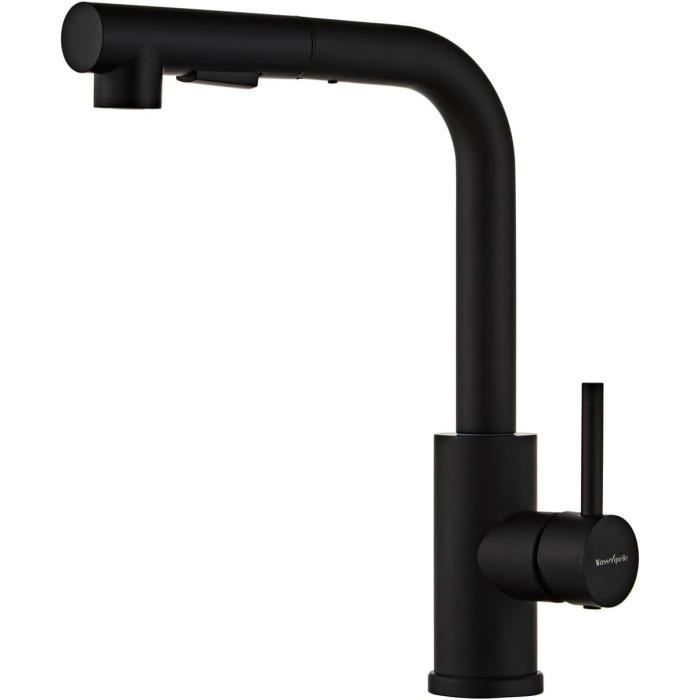 Robinet De Cuisine Simple Levier Eau Froide - Acier Plastique Argenté - Neuf - Origine Chine