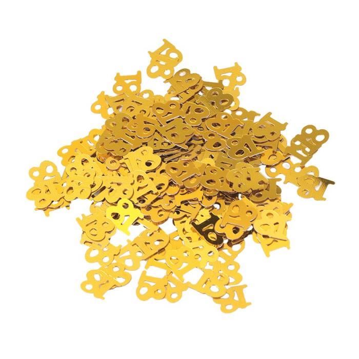 600 Pc Anniversaire Confetti Joyeux Anniversaire Paillettes Nombr Nombre De Confettis Paillettes Pour La Decoration De Fete Achat Vente Confettis 600 Pc Anniversaire Confetti Cdiscount