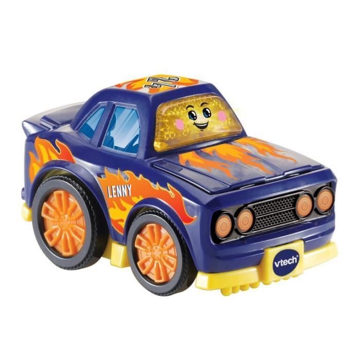 Vehicule Tut tut Bolide Lenny as du circuit Serie Pro Tuning Voiture de course son et lumiere 1er age Set Jouet et carte