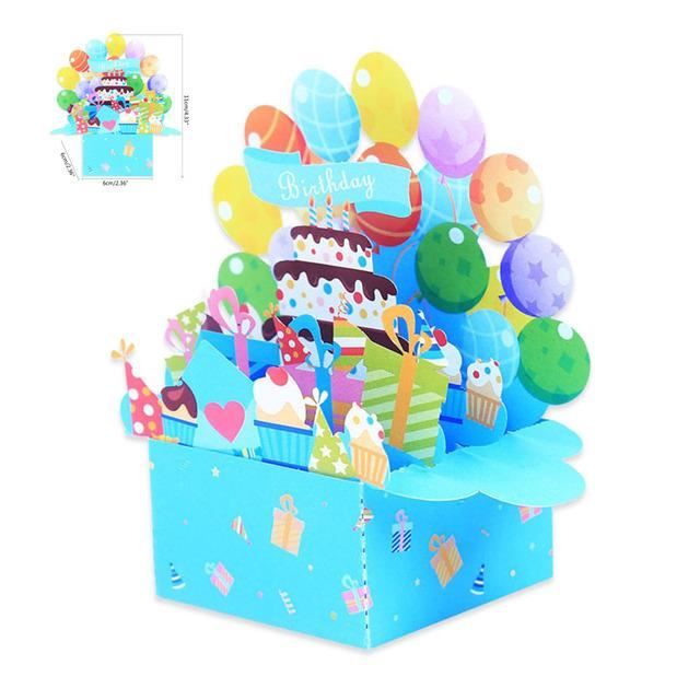 Carte Pop-Up 3D Sirène ZYOOO - Avec Enveloppe - Carte Anniversaire Fille - Décoration Thème Sous-Marin