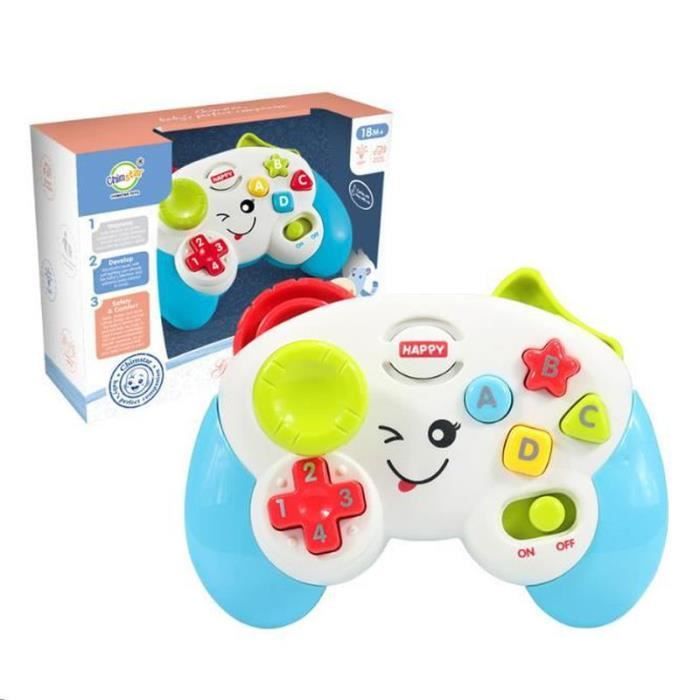 jouets éducatifs précoces pour bébé Manette de jeu électrique pour bébé avec lumière et musique 