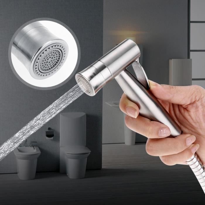 Pulverisateur Bidet Douchette A Main Bidet Shattaff Kit Hygiene Wc Douchette Pour Wc Toilette Achat Vente Douchette Flexible Br Descriptions Br Cdiscount