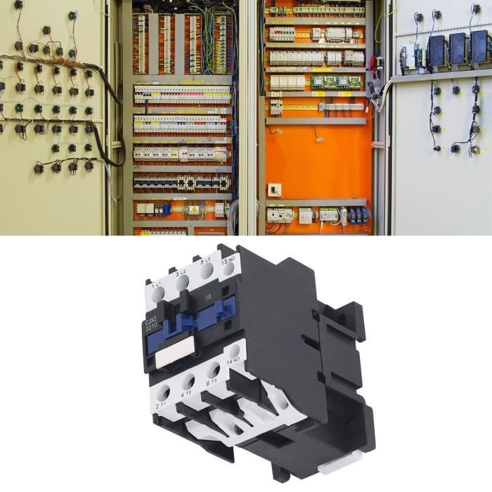 ZJCHAO contacteur AC 3 ples contacteur AC sur rail DIN Contacteur AC ...