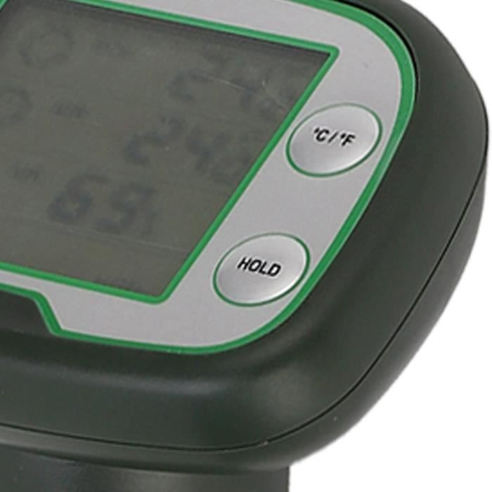Tolesum Testeur De Sol 3 En 1 - Humidité, PH Et Lumière Avec Écran LCD Rétroéclairé, Pour Jardin, Plantes Intérieures, Pelouse Et Agriculture