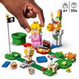 LEGO 71403 Super Mario Pack de Démarrage Les Aventures de Peach, Jouet Lemmy, Figurine Interactive Toad, pour Enfants 6 Ans-1