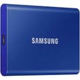 SAMSUNG - SSD externe - T7 Bleu - 2To - USB Type C (MU-PC2T0H/WW)-1