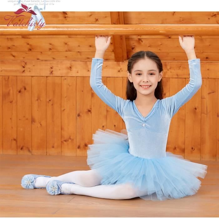 Iixpin Tutu de Ballet Fille Enfant Robe Danse Classique Strass Leotard  Ballerine Costume Dansewear 2-10 Ans Rose clair - Cdiscount Sport