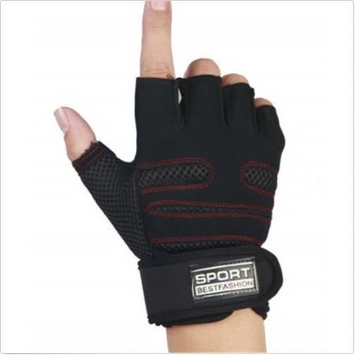 Gants De Sport Fitness Mi-doigts Homme/femme (haltérophilie, Gym) - Lot
